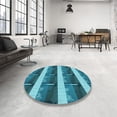thumbnail image 3 of Ahgly Company Indoor Rectangle Patterned Teal Green Area Rugs, 8' x 12', 3 of 6