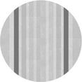 thumbnail image 1 of Ahgly Tapis Rond Lavable en Machine Intérieur Transitionnel Gris Platine, 3 Pieds Rond, 1 of 7