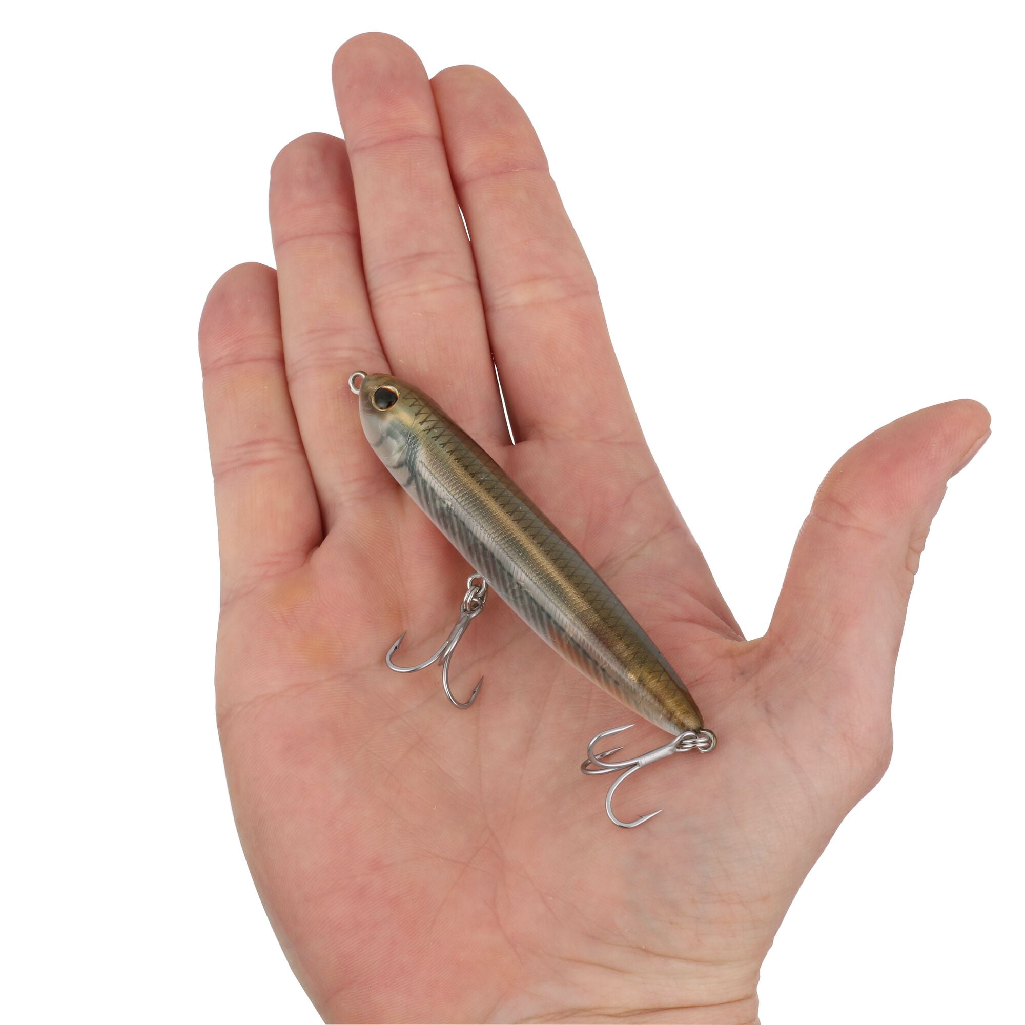 Berkley Drift Walker Saltwater, 3.5 in, Topwater Baits, Mangrove Minnow (1 Count)