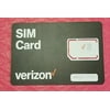 Verizon 3 in 1 Sim Card - Includes: Standard, Micro, Nano Sim Sizes for Verizon Wireless Prepaid & Postpaid