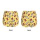 thumbnail image 3 of Balery Pineapples Sharks In Hawaiian Pantalones cortos deportivos para mujer con forro y dos bolsillos, elásticos, para entrenamiento, gimnasio, yoga-X-Large, 3 of 7