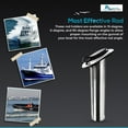 thumbnail image 6 of MARINE CITY Fishing Rod Holder  Heavy-Duty Cast Stainless Steel, 30 Flange Angle, Durable, Corrosion-Resistant with Rubber Cap & Liner, for Marines, Boats, Yachts, Kayaks Pack of 1, 6 of 7