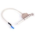 thumbnail image 2 of cable adaptador Cabezal de placa base IDC de 9 pines a cable USB 2.0 dual para computadora de escritorio FLhrweasw El nuevo, 2 of 7