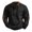Black, variant on Men's Vintage Cable Knit Sweater with Half-Zip and Elbow Patches, Warm Winter Pullover for Casual Wear