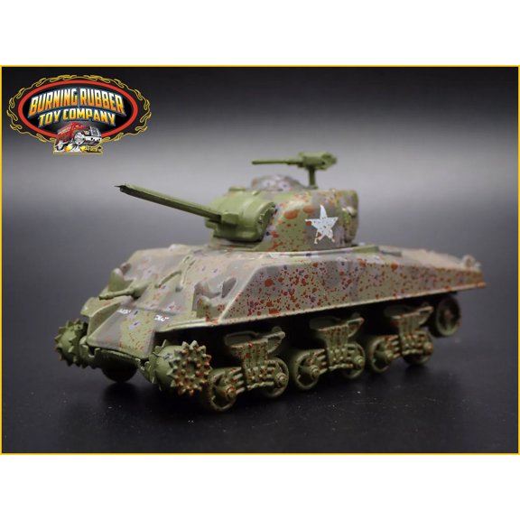 Open Box WWII M4A3 SHERMAN TANK US ARMY GRAFENWOEHR GERMANY 1:100 SCALE DIECAST MODEL CAR