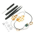 thumbnail image 2 of Kit de botones LED DTF con joysticks D‑Pad iluminados de 6 colores para accesorios de control de PS4, 2 of 12