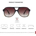 thumbnail image 3 of Polariserade solglasögon Herr Dam Retro Solglasögon, 3 of 5