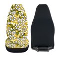 thumbnail image 5 of HUISEFOR Hippie Flower Car Seat Cover Breathable Soft Car Seat Covers Front Seats Only 2 Pack Comfortable Easy to Installation Universal Size Fit for Most Cars SUV, 5 of 7