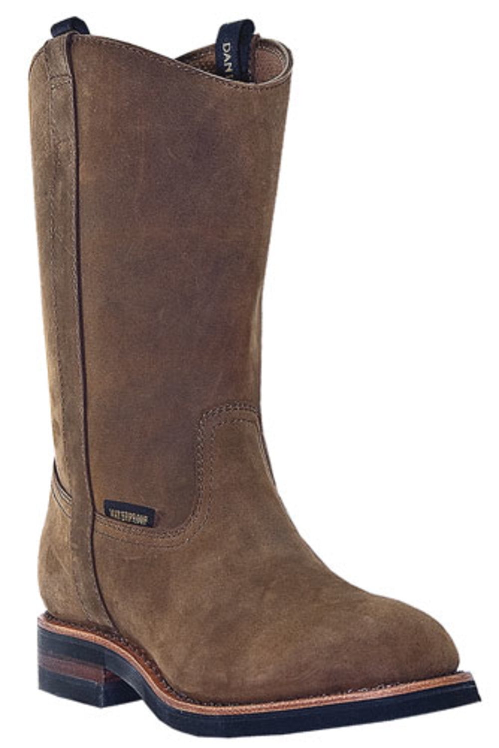 Men's Dan Post WP Leather Wellington Boots TAN 12 EW