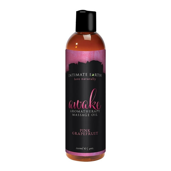 Intimate Earth Aromatherapy Massage Oil - Awake 4oz by Intimate Earth