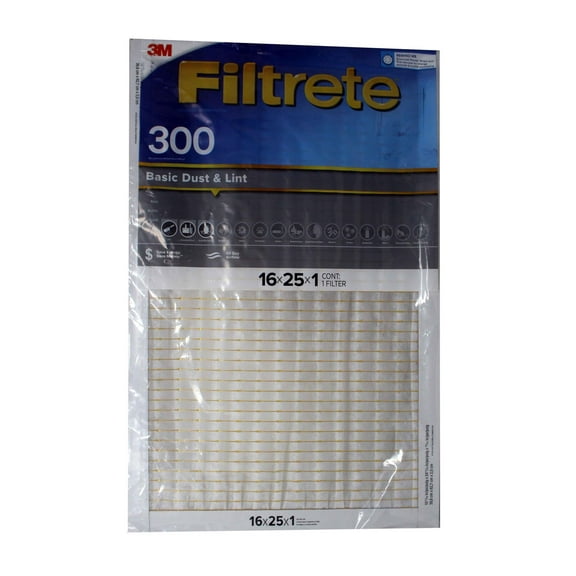 301DC-6 Filtrate Dust Reduction Filter, 16" x 25" x 1"