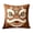 #0016-Brown, variant on Flock Throw Pillow Cover Lion Head Pattern Decorative Cushion Case Soft Flock Surface Independent Sealed OPP Bag Cushion Cover Indoor Home Decor For Sofa Couch Living Room Bedroom