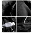 thumbnail image 2 of ZToonmas Heated Blanket Usb Low Power Electric Blanket Cape Soft Flannel Electric Shawl For Office Lunch Break, Car Trips, Outdoor Camping 17" X 27", 2 of 4