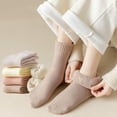thumbnail image 5 of 3 Pairs Winter Thermal Socks, Women's Winter Fleece Socks, Thickened Warm Tube Autumn and Winter Super Thick Stockings, 5 of 15