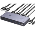 thumbnail image 1 of Conmutador KVM UGREEN 8K DisplayPort DP 1.4 4 USB 3.0 8K @60Hz, 1 of 9