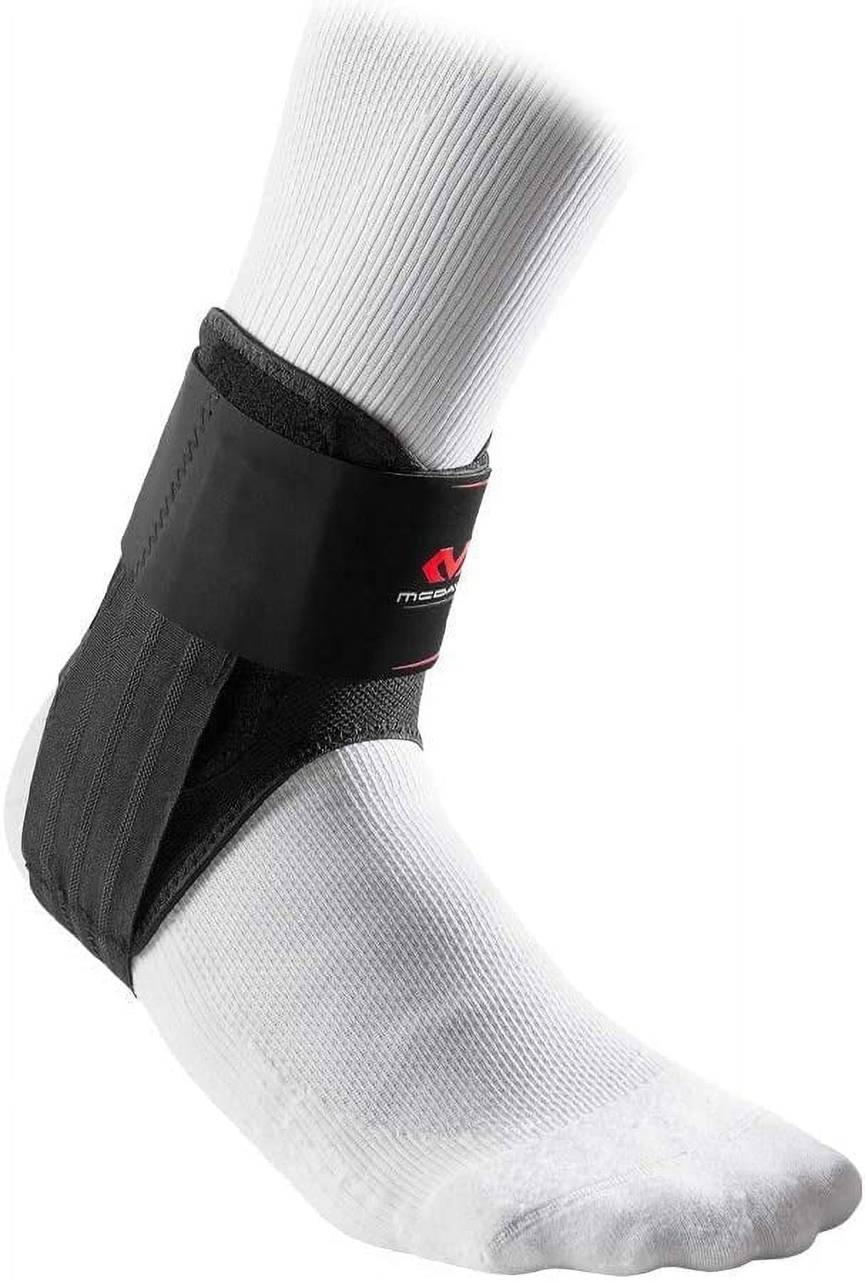 McDavid Stealth Lace-Free Ankle Brace, Lightweight Support and Stability with Flex-Support Stays for Cleats, Men and Women