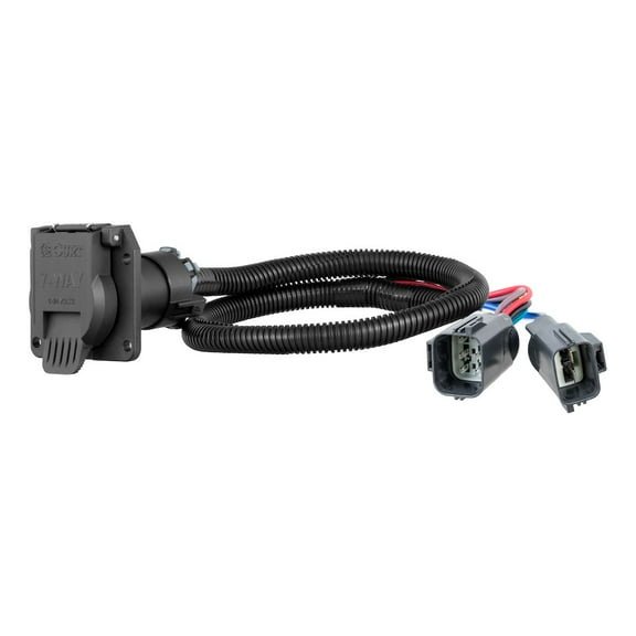 Curt Mfg 56443 Custom Wiring Harness 7-way Rv Bla Fits select: 2020-2022 FORD F250, 2020-2022 FORD F350