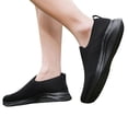 thumbnail image 3 of NOKIO Walking Shoes for Men Breathable Elastic Knit Sneakers Comfortable S𝗅ip On L𝗈afers Lightweight Soft Sole Walking Shoes Wide Width Non-S𝗅ip Athlet𝗂c Shoes, 3 of 5