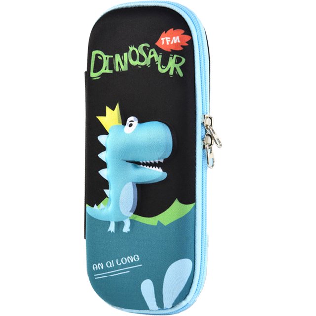 1 Uds. Bolsa para bolígrafos de dibujos animados caja de papelería multifuncional de gran capacidad 3D adecuada para niños y niñasestilo:estilo2;