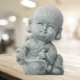 thumbnail image 4 of Adorable estatua de Buda, figura china, coleccionable, regalo, artesanía, resina, monje zen. Pintura, 4 of 9