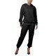 thumbnail image 1 of Gibobby Sudaderas de Forro Polar y Pantalones Mono con capucha de otoño e invierno de color sólido para mujer con bolsillos, mangas largas y cintura elástica(Negro,XL), 1 of 5