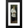 thumbnail image 2 of Ilya Efimovich Repin 11x24 Black Modern Framed Museum Art Print Titled - Leo Tolstoy Barefoot, 2 of 5