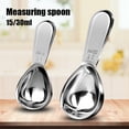 thumbnail image 2 of CAROOTU 1/2 pcs Stainless Steel Coffee Measure Scoop 30/15ml Multipurpose Sugar Scoop Kitchen Cooking, 2 of 7