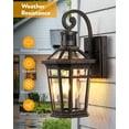 thumbnail image 4 of OPAXIS Motion Sensor Outdoor Porch Lights, 2 Pack Oil Rubbed Bronze Exterior Light Fixture, Dusk to Dawn Outdoor Lighting Wall Mount for Patio, Garage, 4 of 9