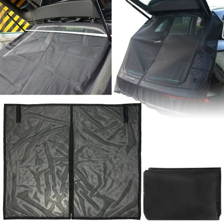 Filet Anti-moustique Magnétique Pour Hayon De Voiture (155x148 Cm) - Maille Respirante, Installation Facile - Camping, Voyages