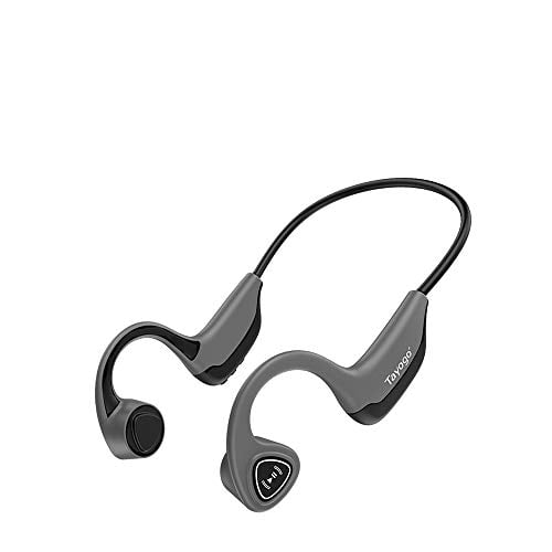 Tayogo Bone Conduction Headphones Bluetooth 5.0 Open-Ear Wireless Sports w/Mic … 