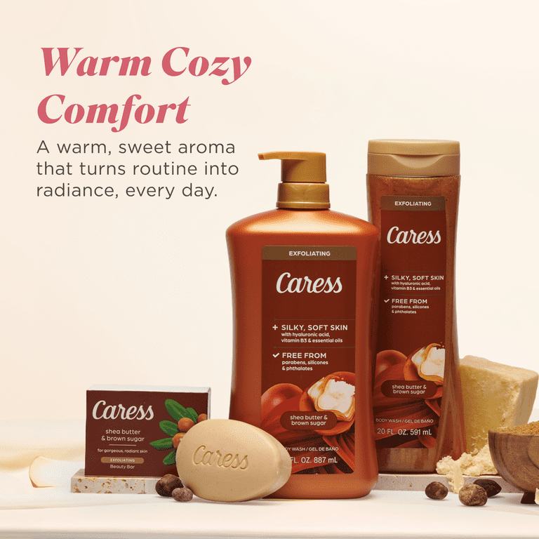 Caress Exfoliating Body Wash, Shea Butter & Brown Sugar photo 8
