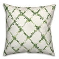 thumbnail image 2 of Creative Products Green Ivy Lattice 18x18 Spun Poly Pillow, 2 of 3