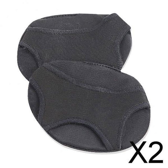 Almohadillas Metatarsianas Salvador con Inserto de Silicona de Gel 2 Piezas Negro M L
