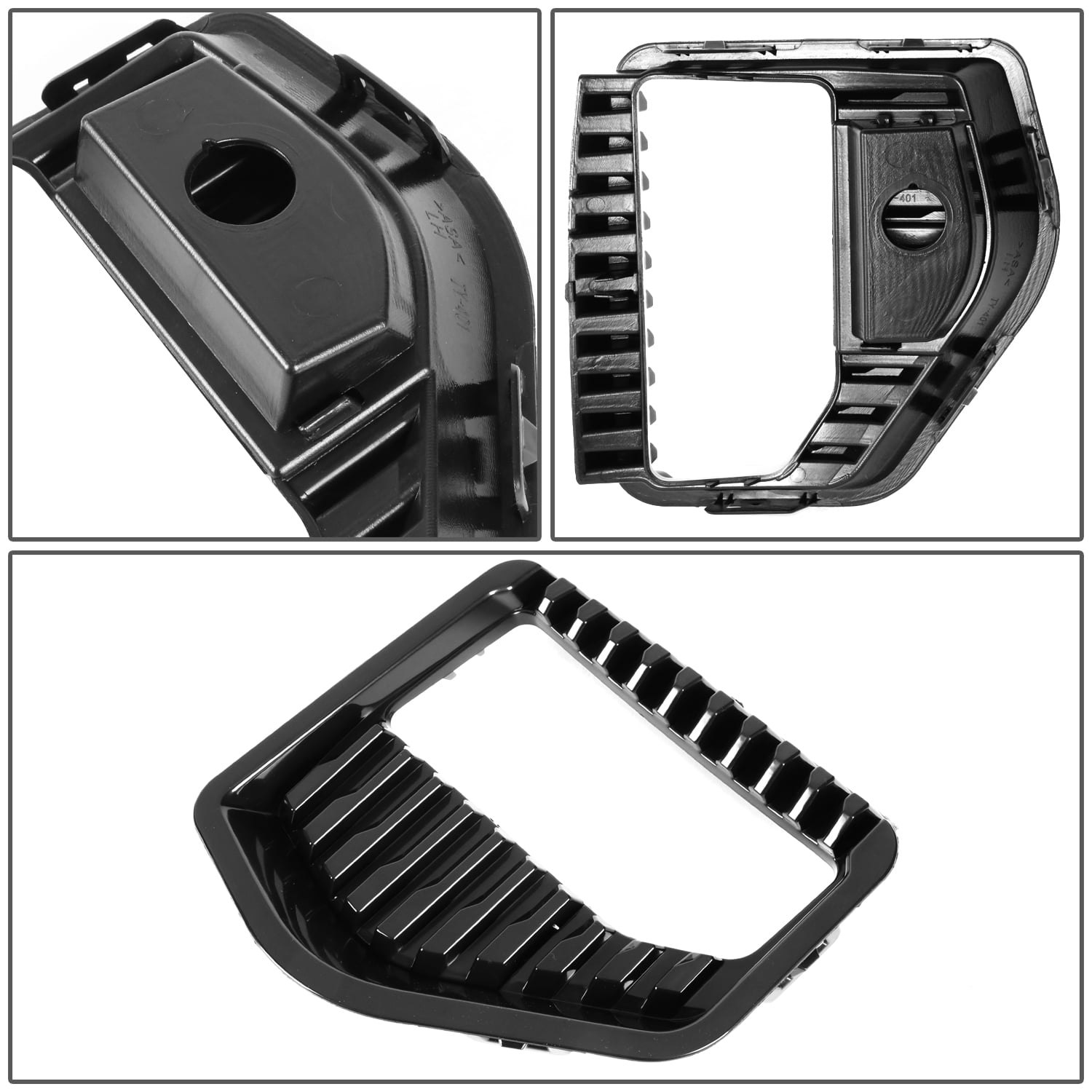 For 2019 to 2021 GMC Sierra 1500 Pair of Smoked Lens Full LED Lighting Driving Fog Lights Lamps with Switch and Bezels 20