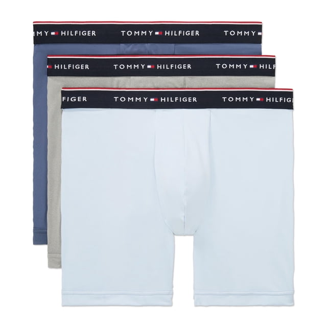 Calzoncillos tipo bóxer Tommy Hilfiger Micro Classic para hombre, paquete de 3