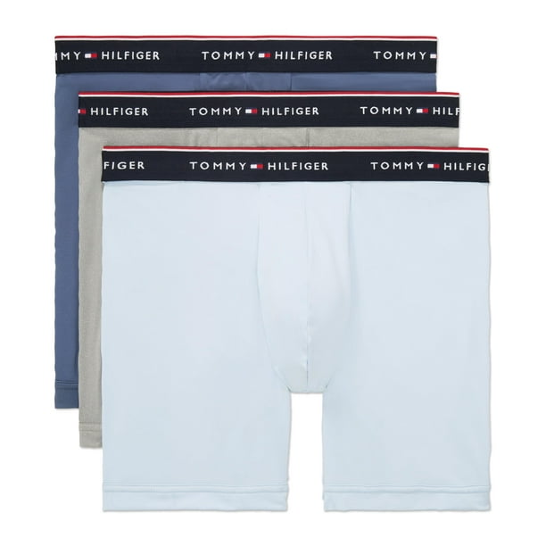 Calzoncillos tipo bóxer Tommy Hilfiger Micro Classic para hombre, paquete de 3