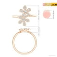 thumbnail image 5 of ANGARA Natural Diamond Five Petal Flower Fashion Ring in 14K Rose Gold for Women (Size-2.2mm| Color-G| Clarity-VS2) | April Birthstone, Anniversary, Jewelry Gift for Women | Natural Diamond Ring, 5 of 9