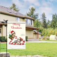 thumbnail image 6 of Christmas Candy Cane Garden Flag 12x18 Inch Winter Red Bow and Berries Design Outdoor Holiday Yard Banner Double Sided Winter House Flag Festive Garden Decoration Seasonal Home Decor, 6 of 6