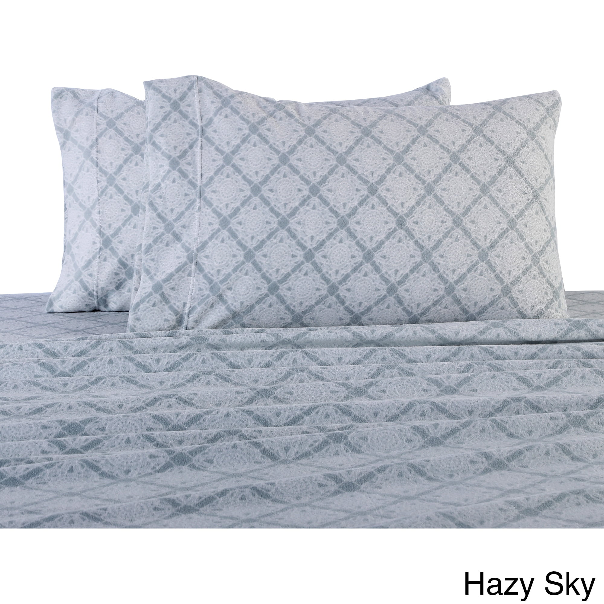 Berkshire Blanket and Home Co Diamond Lace Printed Microfleece Sheets