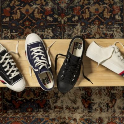 Keds PRO-Keds Men's Royal Hi Sneaker - Black Canvas, Gum Outsole, Size 8 M US, Classic High-Top Style