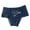 Blue, variant on jobturf High Cut Underwear for Women Lace Bikini Stretch Low Rised Hipsters Breathable Hollow Out Ladies Cheeky Panties