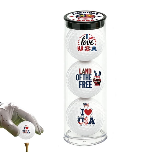 USA 250th Anniversary Commemorative Golf Ball Set, Novelty American Themed Golf Balls, Unique Golfer Gifts for Men, Dad, Grandpa on Independence Day & Patriotic Holidays