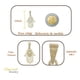 thumbnail image 2 of Cadena Italiana Figaro Imperial Jewelry 14 Quilates 2.6 Mm 60 Cm, 2 of 3