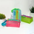 thumbnail image 6 of Mini Transparent Portable Cosmetic Bag Cosmetic Organizer Bags Zipper Bag Lipstick Bags PINK 1, 6 of 8