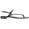 thumbnail image 4 of Womens Marc Fisher Pamali Studded Flat Sandals, Black, 5.5 US, 4 of 6