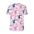 thumbnail image 3 of Rocae Cartoon Poodle Dog for Breathable Men's Baseball T-Shirt Fashionable Casual Baseball Jersey, Moisture-wicking Sportswear Small, 3 of 9