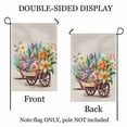 thumbnail image 5 of Flowers Welcome Garden Flag 12x18 Inch Double Sided, Seasonal Floral Harvest Yard Outdoor Decoration, 5 of 5