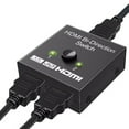 thumbnail image 1 of 3D Hdmi Switch Splitter, 2 Port Bi-directional Manual Switcher With Efficient Transmission And Audio Video Synchronization, 1 of 5