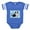 Royal Blue, variant on CafePress - FIN Holiday Border ... - Cute Infant Baby Football Bodysuit