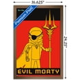 thumbnail image 3 of Rick And Morty - EVil Morty Wall Poster, 14.725" x 22.375", Framed, 3 of 3